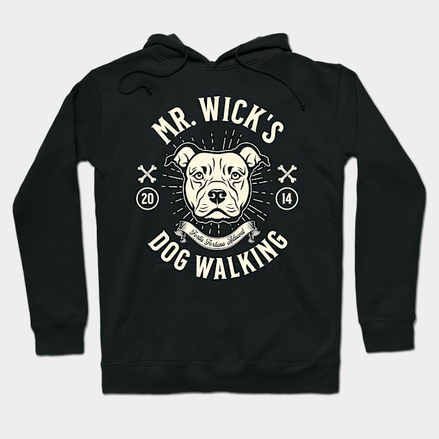 Mr. Wick's Dog Walking Hoodie by Three Meat Curry